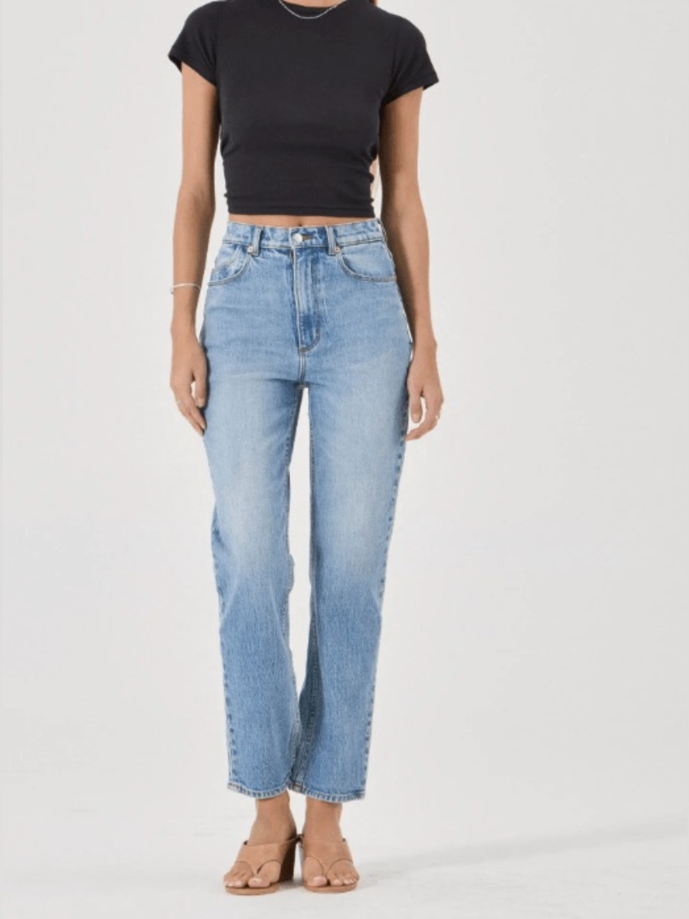 Rolla’s Loulou Straight Jeans Lennon Blue Size 32